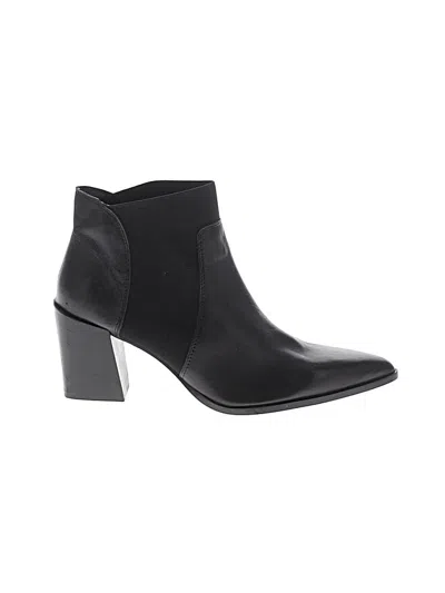 Pre-owned Bos. & Co. Ankle Boots In Black