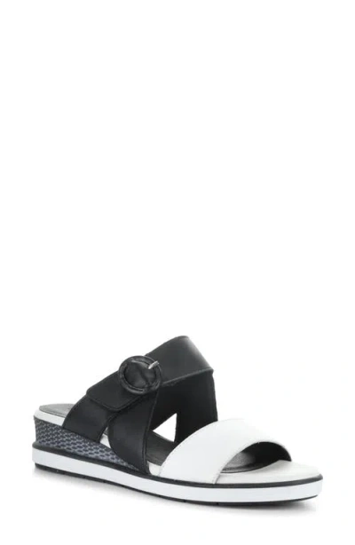 Bos. & Co. Asha Wedge Sandal In Black