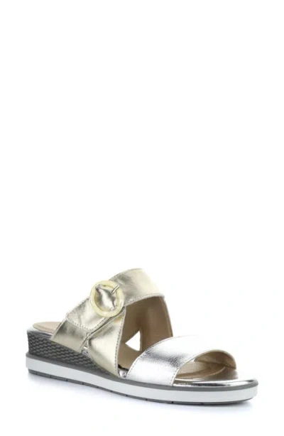Bos. & Co. Asha Wedge Sandal In Gold