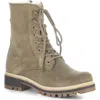 Bos. & Co. Asher Waterproof Faux Fur Bootie In Green