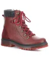 Bos. & Co. Axel Waterproof Suede Boot In Red