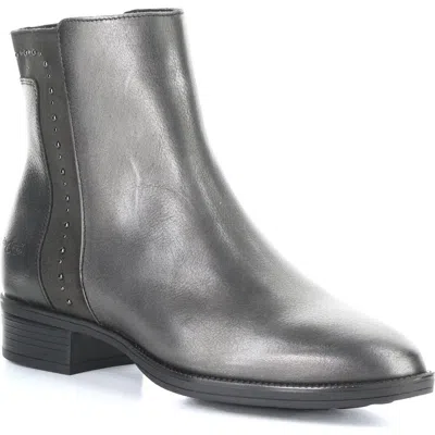 Bos. & Co. Axis Waterproof Bootie In Gray