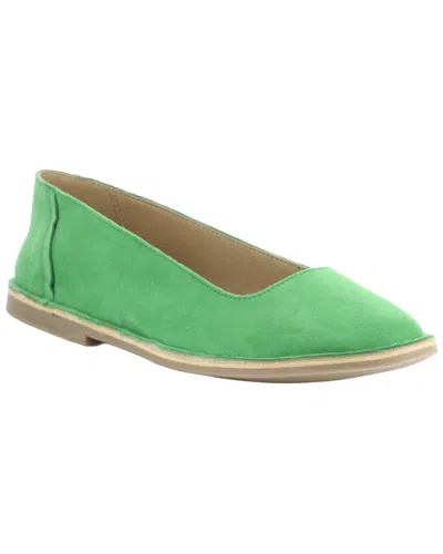 Bos. & Co. Banu Suede Ballet Flat In Green