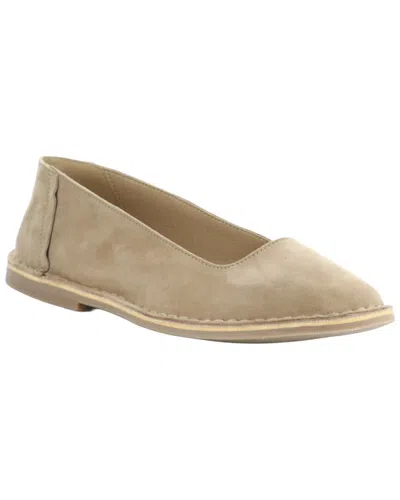 Bos. & Co. Banu Suede Ballet Flat In Neutral