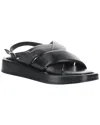 Bos. & Co. Brixin Slingback Platform Wedge Sandal In Black
