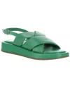 Bos. & Co. Blitz Slingback Platform Sandal In Green