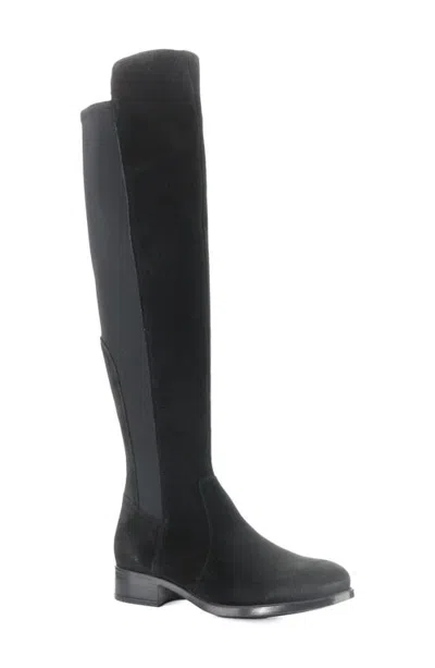 Bos. & Co. Bunt Waterproof Over The Knee Boot In Black