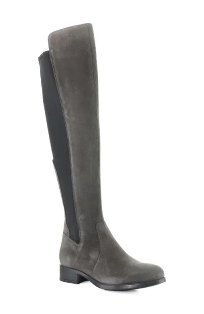 Bos. & Co. Bunt Waterproof Over The Knee Boot In Gray