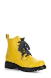 Bos. & Co. Carinas Leather Lug Boot In Mustard Rio