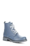 Bos. & Co. Carinas Leather Lug Boot In Steel Blue Rio