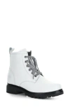 Bos. & Co. Carinas Leather Lug Boot In White Rio