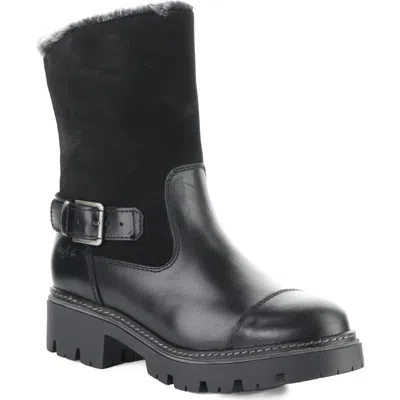 Bos. & Co. Cilo Leather Bootie In Black