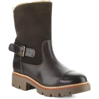 Bos. & Co. Cilo Leather Bootie In Brown