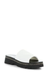 Bos. & Co. Counsil Platform Slide Sandal In Silk