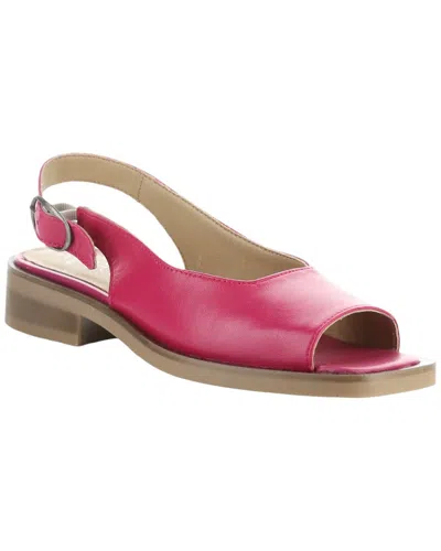 Bos. & Co. Elena Leather Sandal In Pink