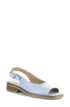 Bos. & Co. Elena Slingback Flat In White