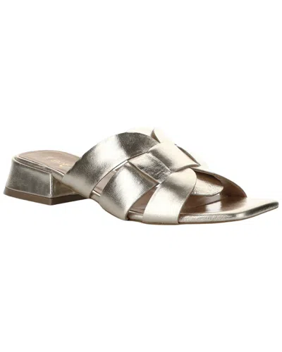 Bos. & Co. Ellis Leather Sandal In Metallic