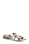 Bos. & Co. Ellis Slide Sandal In Gold