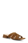 Bos. & Co. Ellis Slide Sandal In Nut