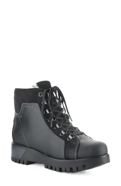 Bos. & Co. Garo Prima Leather Bootie In Black