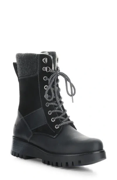 Bos. & Co. Genus Prima Waterproof Platform Bootie In Black