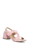 Bos. & Co. Glow Slingback Sandal In Pink Patent