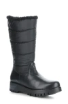 Bos. & Co. Gracen Prima Waterproof Winter Boot In Black Feel/piumino/sherpa