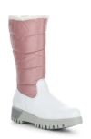 Bos. & Co. Gracen Prima Waterproof Winter Boot In White/pink/piumino