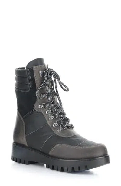 Bos. & Co. Greer Waterproof Winter Boot In Grey/black/piumino