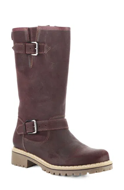Bos. & Co. Hail Leather Boot In Red