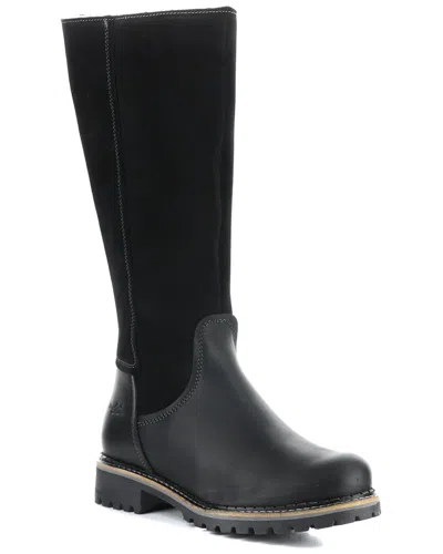 Bos. & Co. Bos & Co Hudson Waterproof Leather & Waterproof Suede Boot In Black