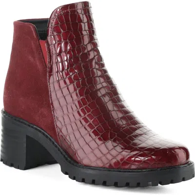 Bos. & Co. Inara Bootie In Red