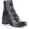 Bos. & Co. Indie Waterproof Bootie In Black Feel Leather