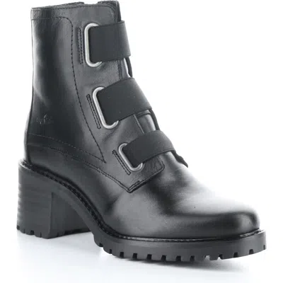 Bos. & Co. Indie Waterproof Bootie In Black Feel Leather