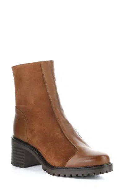 Bos. & Co. Ingrid Waterproof Bootie In Brown