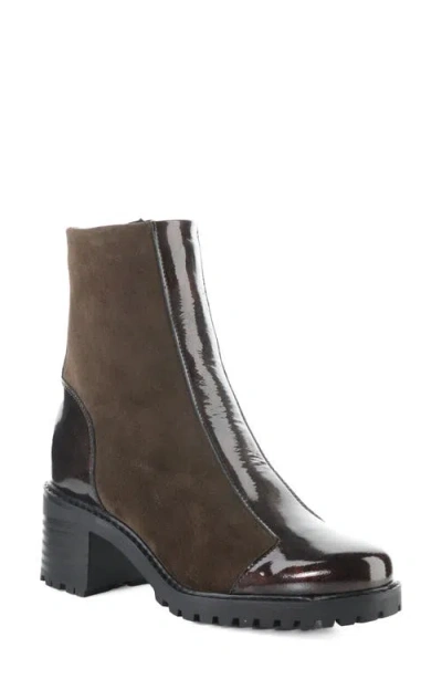 Bos. & Co. Ingrid Waterproof Bootie In Dk Brown/coffee