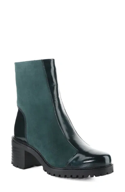 Bos. & Co. Ingrid Waterproof Bootie In Dk Green/pine