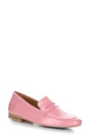Bos. & Co. Jena Penny Loafer In Pink Duma Patent
