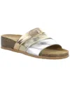 Bos. & Co. Libby Platform Wedge Slide Sandal In Multi