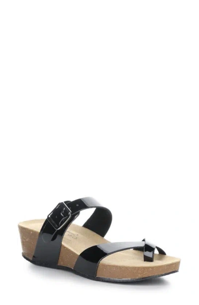 Bos. & Co. Lively Slide Sandal In Black