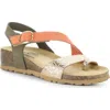 Bos. & Co. Luissa Slingback Platform Wedge Sandal In Multi