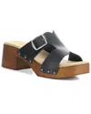 Bos. & Co. Maris Platform Slide Sandal In Black