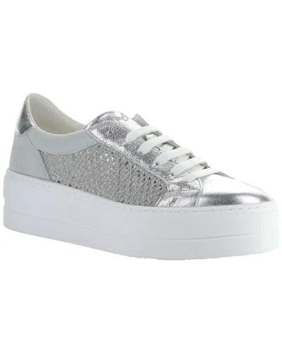 BOS. & CO. BOS. & CO. MARLO METALLIC LEATHER/SUEDE SHOE