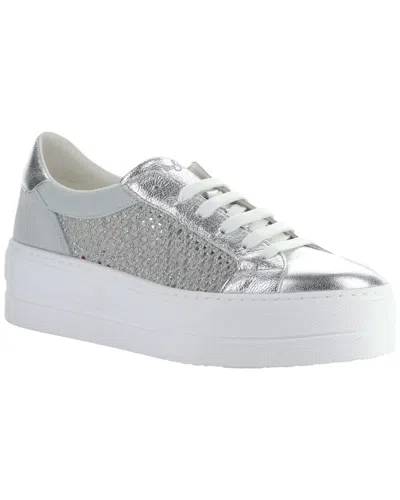 BOS. & CO. BOS. & CO. MARLO METALLIC LEATHER/SUEDE SNEAKER