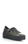 Bos. & Co. Maya Platform Sneaker In Pewter Mascara Pat
