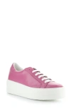 Bos. & Co. Maya Platform Sneaker In Pink/white Cordero Leather