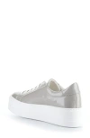 Bos. & Co. Maya Platform Sneaker In Silver Grey