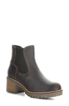 Bos. & Co. Mercy Waterproof Zip Bootie In Brown