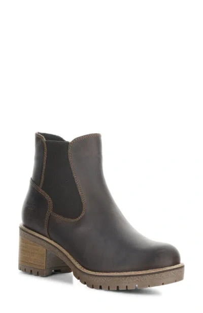 Bos. & Co. Mercy Waterproof Zip Bootie In Brown