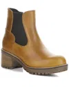 Bos. & Co. Mercy Waterproof Zip Bootie In Camel